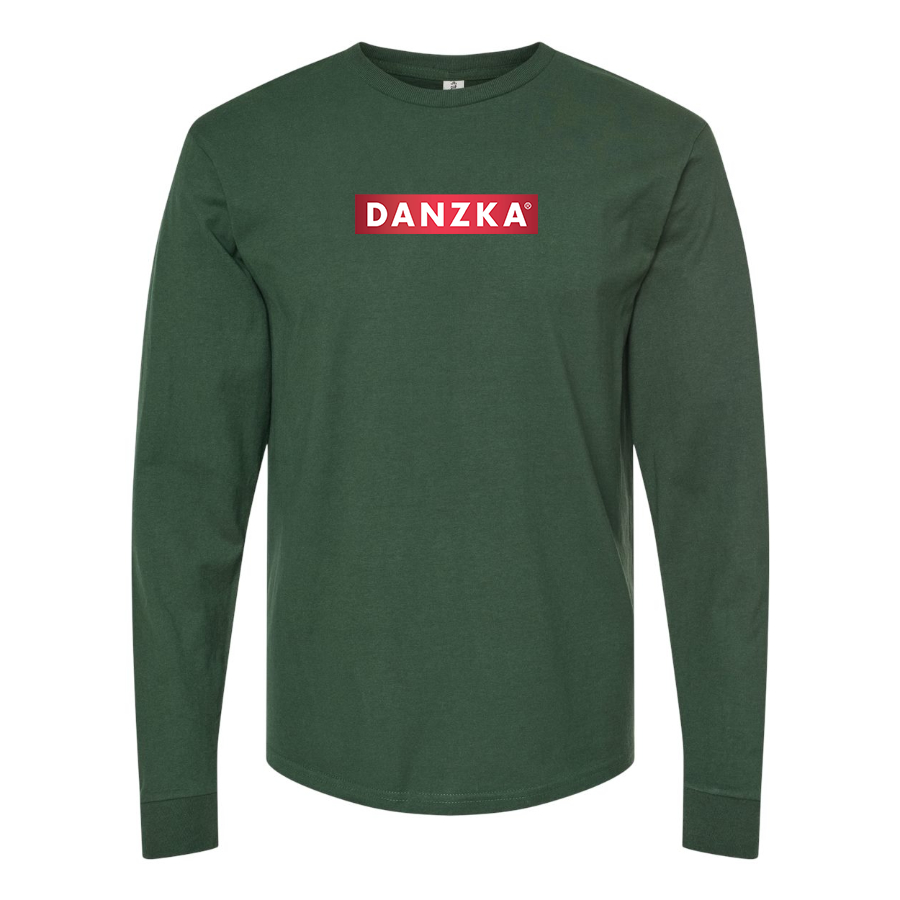 Men's Danzka Logo Cotton Long Sleeve T-Shirt