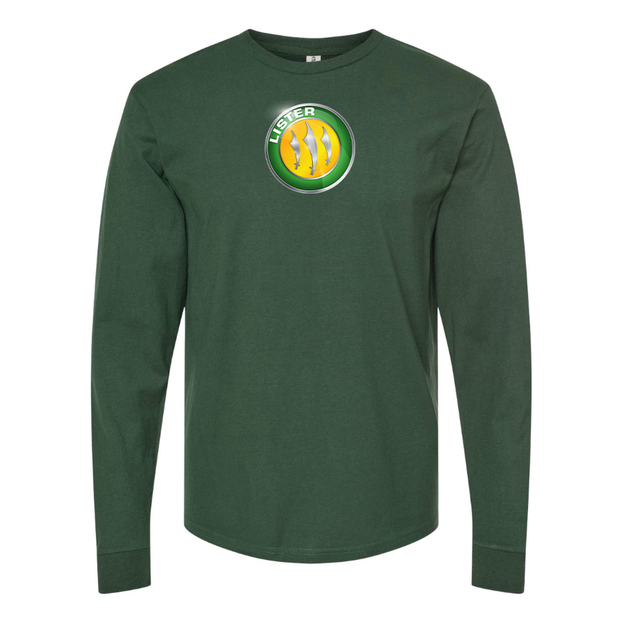 Men's Lister Motor Company Logo Cotton Long Sleeve T-Shirt