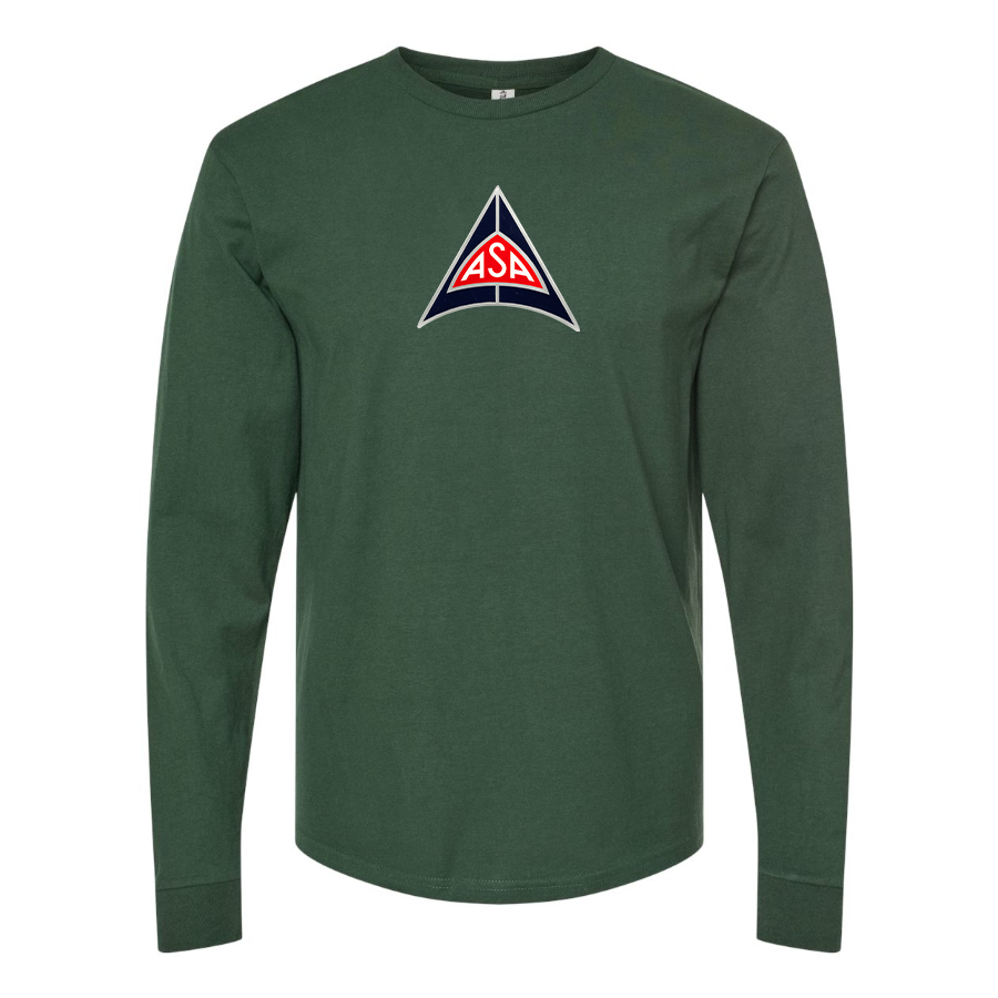 Men's ASA Logo Cotton Long Sleeve T-Shirt