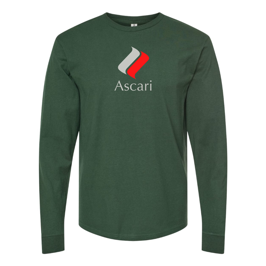 Men's Ascari Logo Cotton Long Sleeve T-Shirt