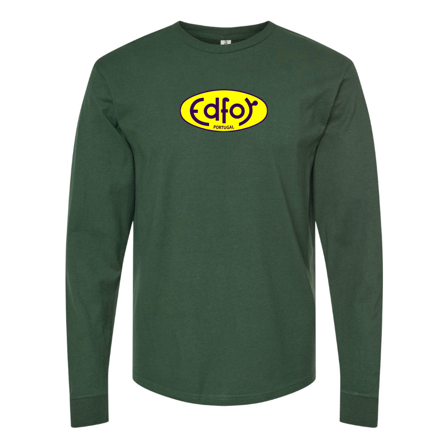 Men's Edfor Grand Sport Logo Cotton Long Sleeve T-Shirt