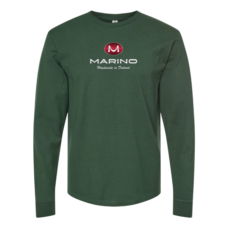 Men's Marino Finland Logo Cotton Long Sleeve T-Shirt