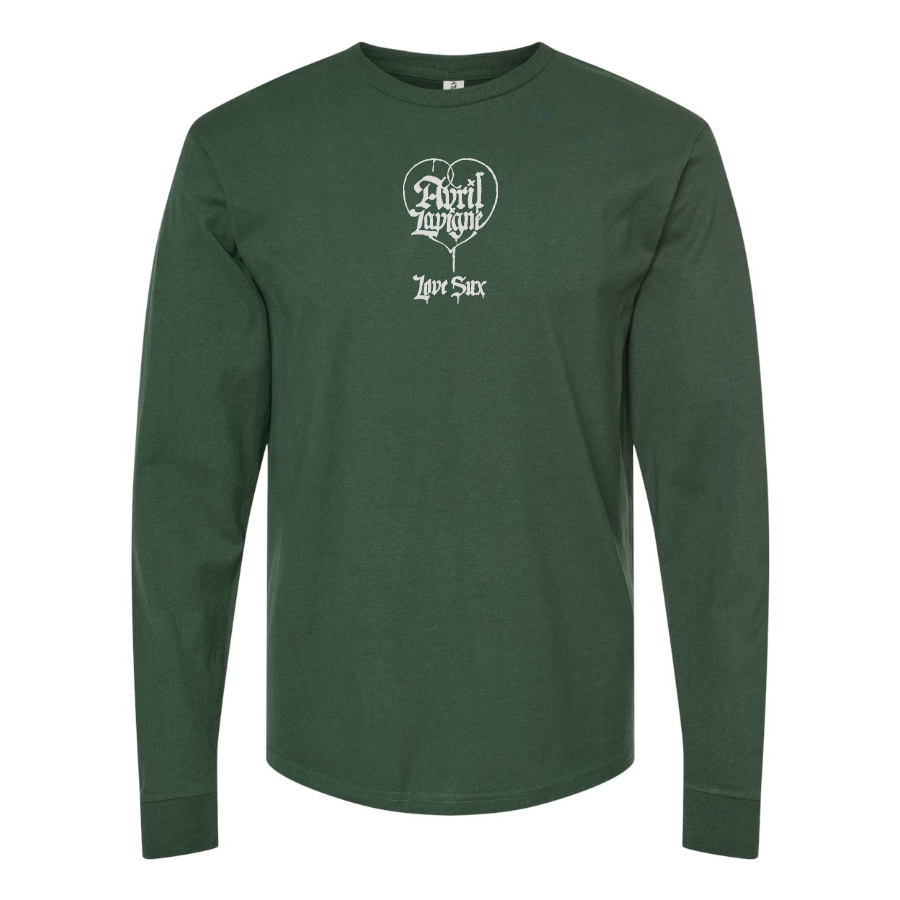 Men's Avril Lavigne Logo Cotton Long Sleeve T-Shirt