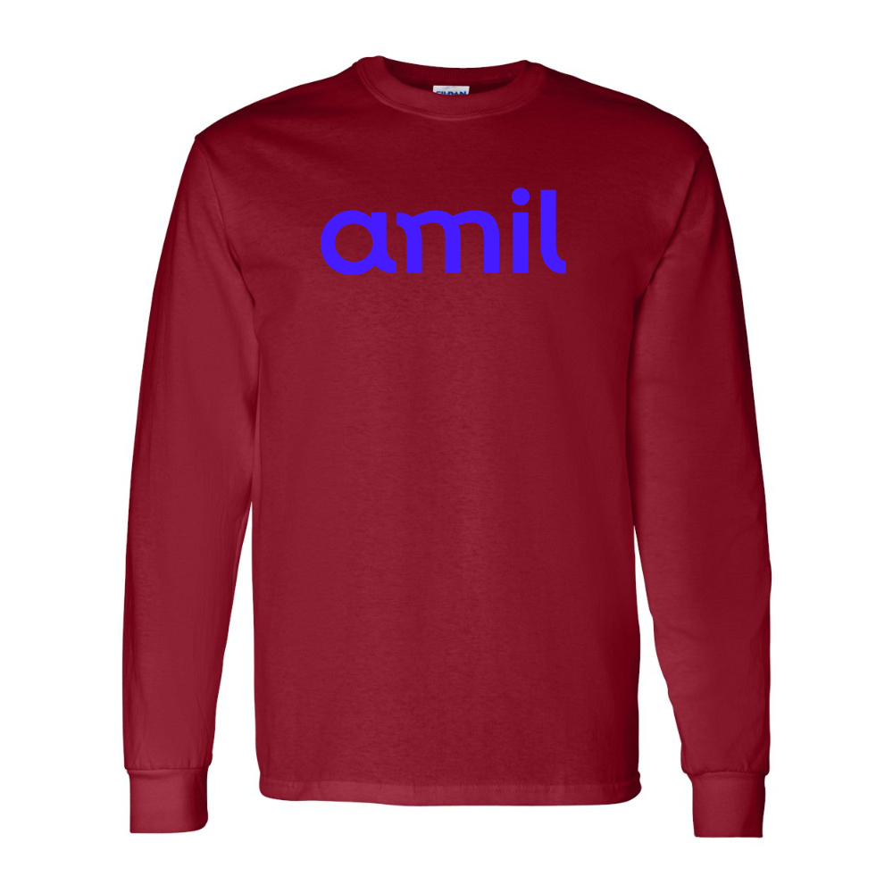 Men's Amil Gildan Heavy Cotton Long Sleeve T-Shirt