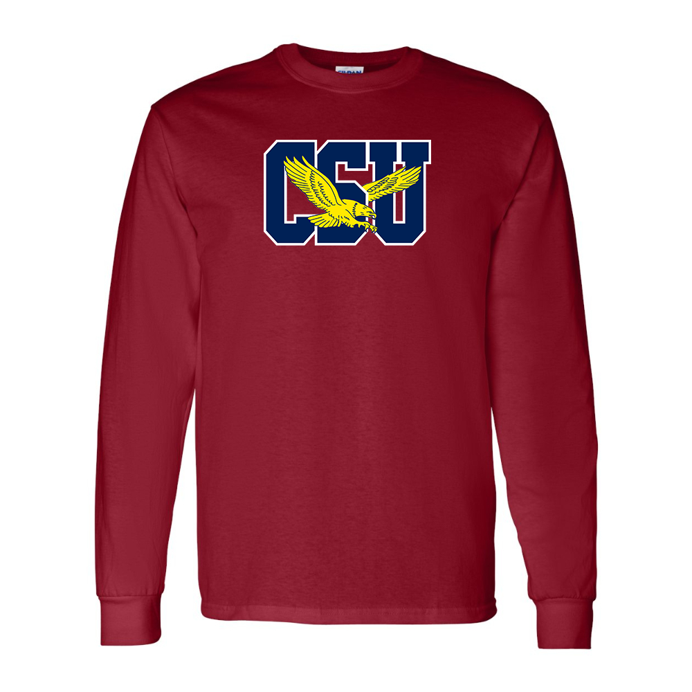 Men's Coppin State Eagles Gildan Heavy Cotton Long Sleeve T-Shirt