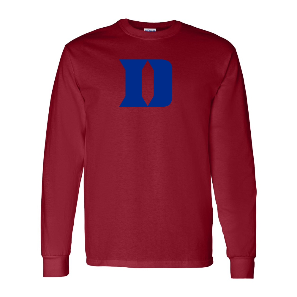 Men's Duke Blue Devils Gildan Heavy Cotton Long Sleeve T-Shirt