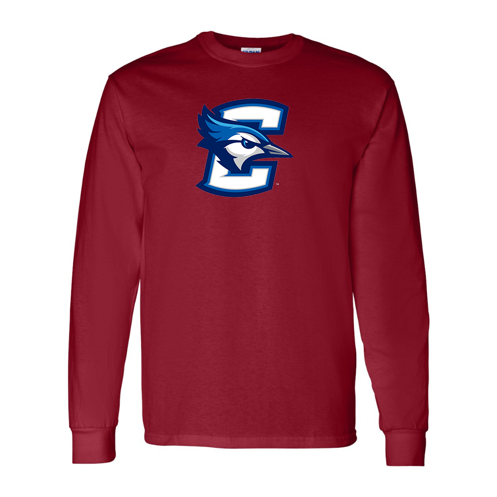 Men's Creighton Bluejays Gildan Heavy Cotton Long Sleeve T-Shirt