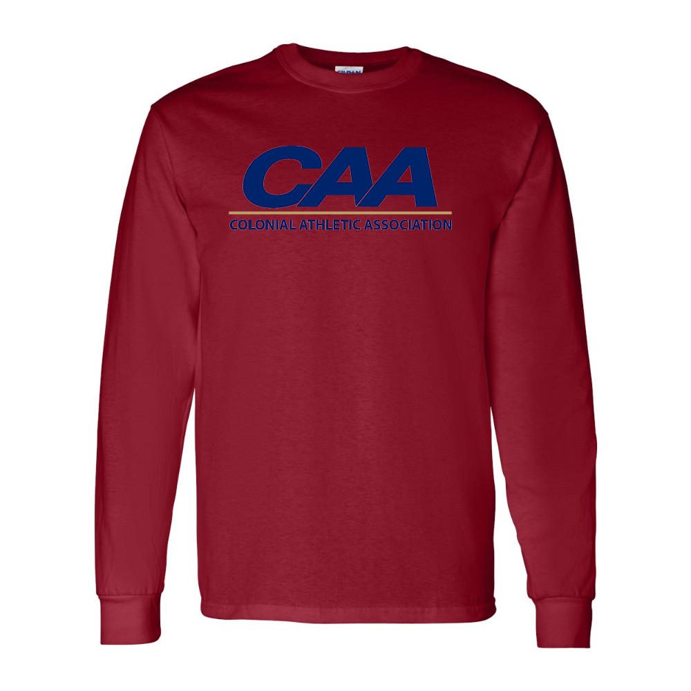 Men's Colonial Athletic Association Gildan Heavy Cotton Long Sleeve T-Shirt