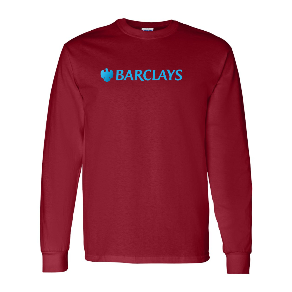 Men's Barclays Gildan Heavy Cotton Long Sleeve T-Shirt