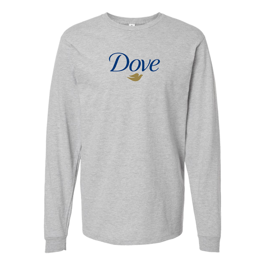 Men's Dove Logo Cotton Long Sleeve T-Shirt
