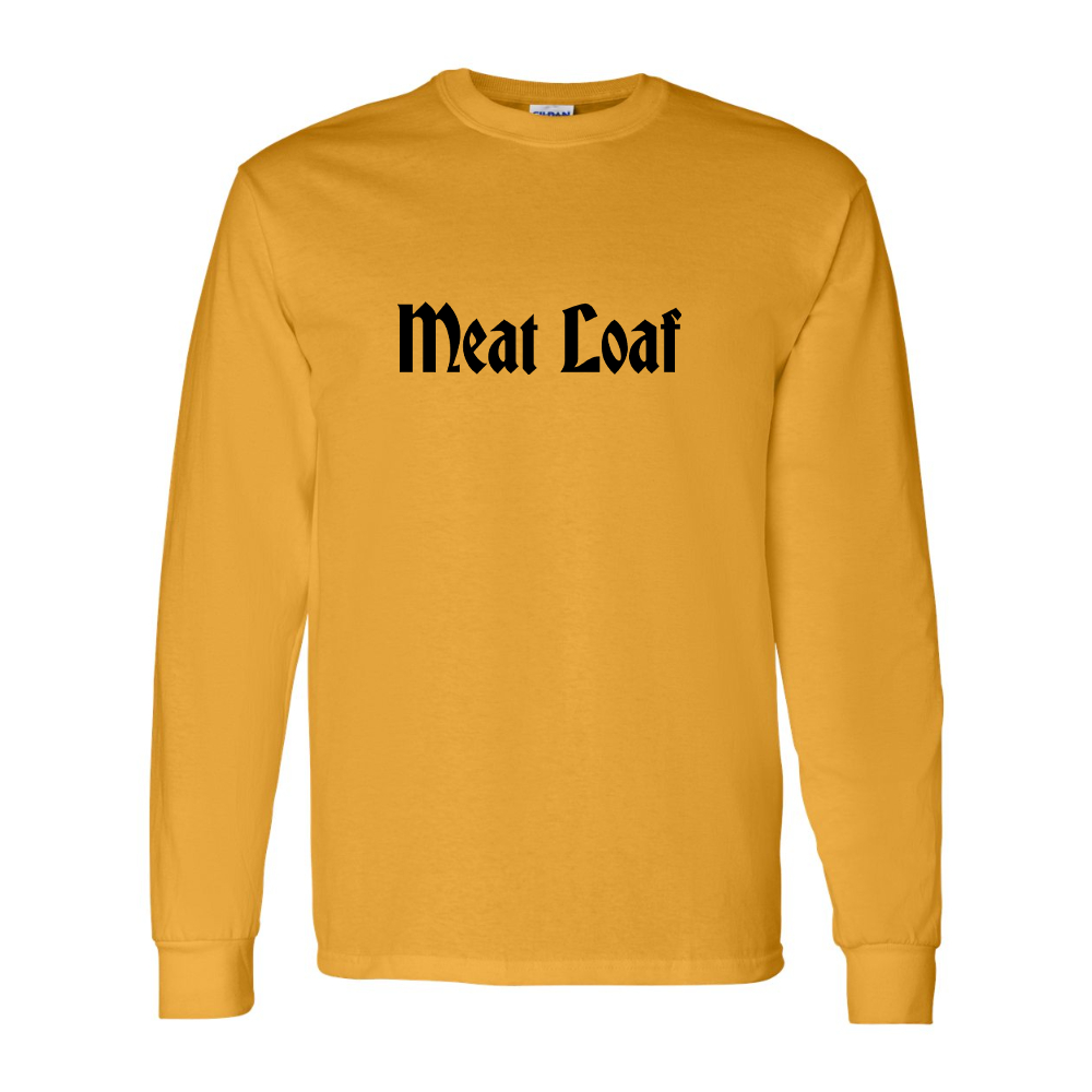 Men's Meat Loaf Gildan Heavy Cotton Long Sleeve T-Shirt