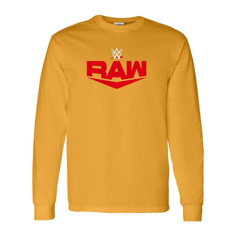 Men's WWE Raw Gildan Heavy Cotton Long Sleeve T-Shirt