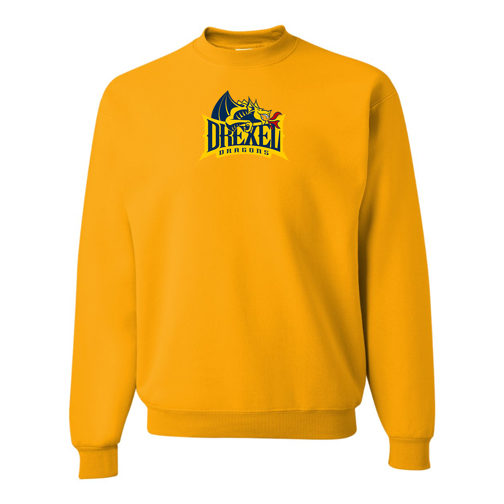 Men's Drexel Dragons JERZEES NuBlend Crewneck Sweatshirt