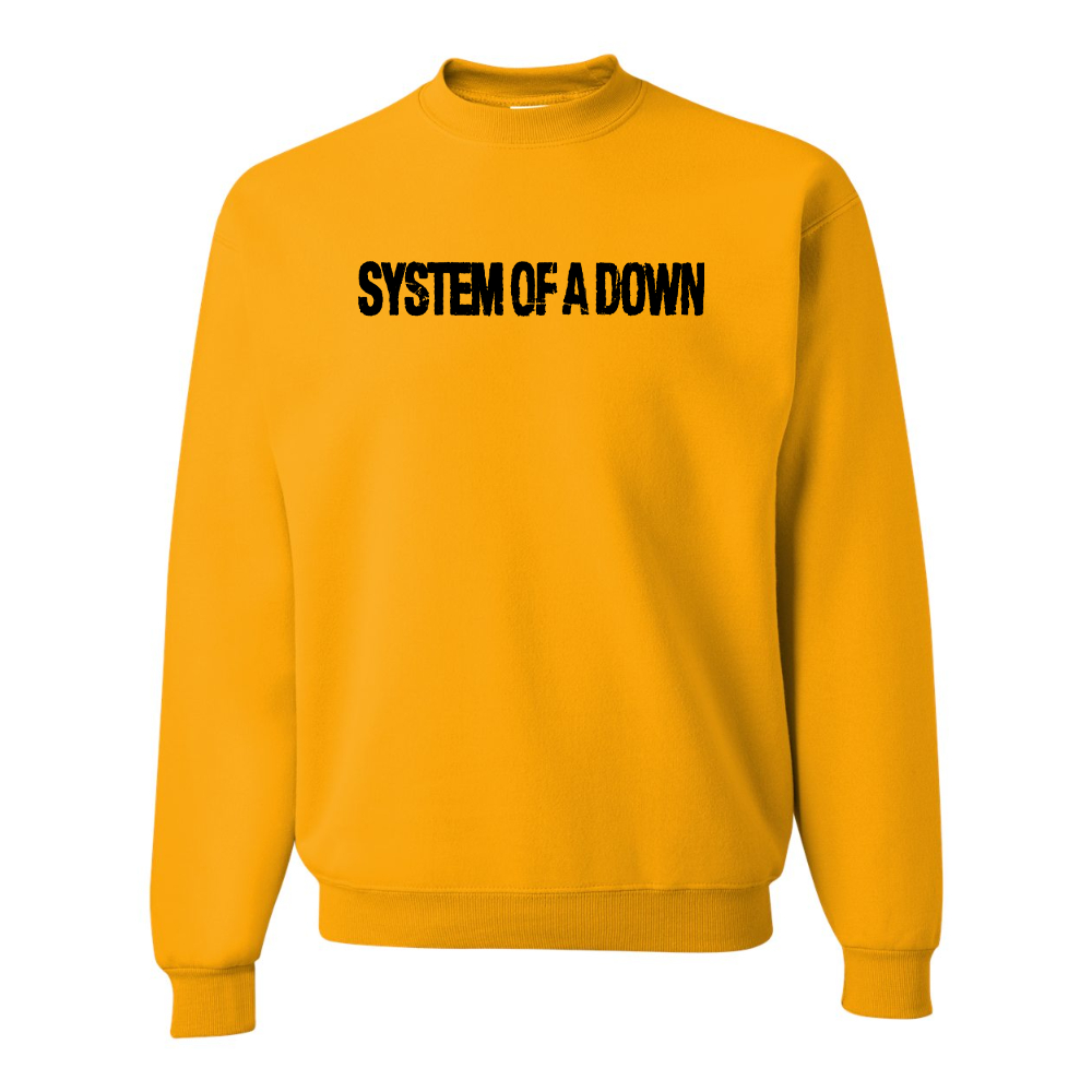Men's System Of A Down JERZEES NuBlend Crewneck Sweatshirt