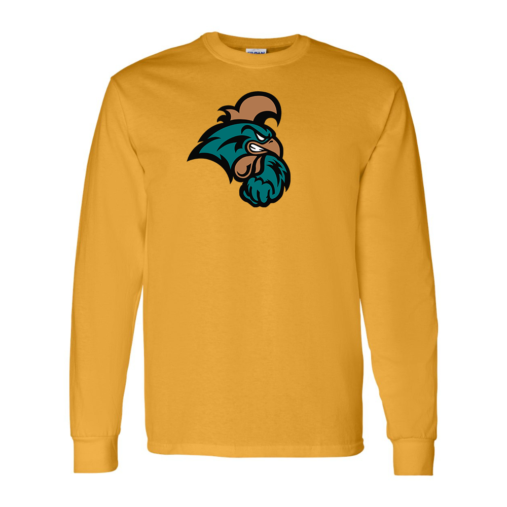 Men's Coastal Carolina Chanticleers Gildan Heavy Cotton Long Sleeve T-Shirt