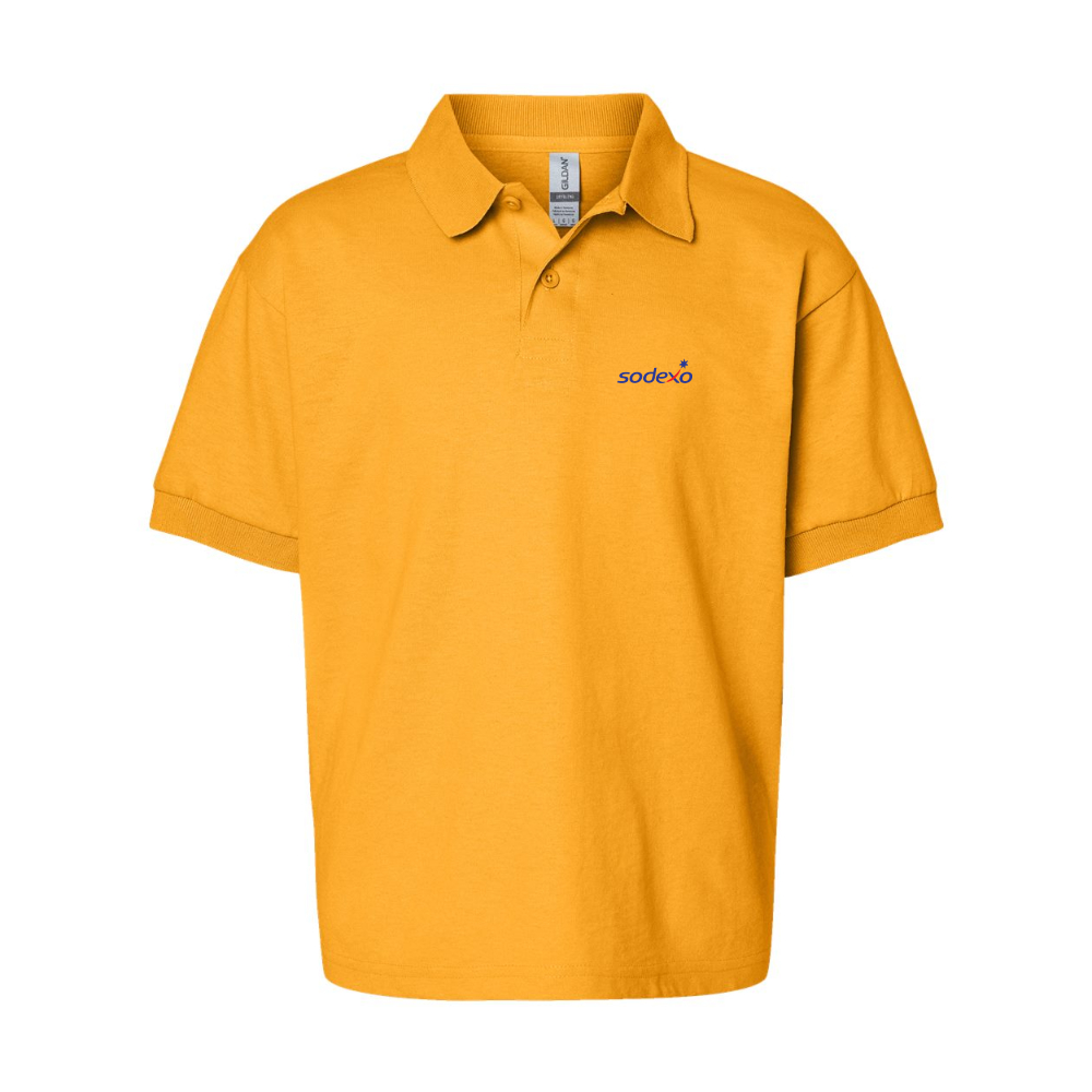 Youth Sodexo Gildan Dry Blend Jersey Polo