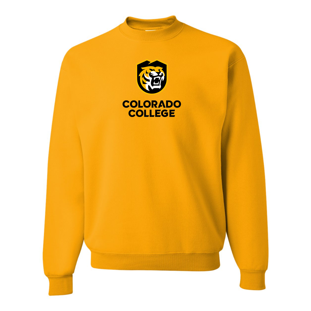Men's Colorado College Tigers JERZEES NuBlend Crewneck Sweatshirt
