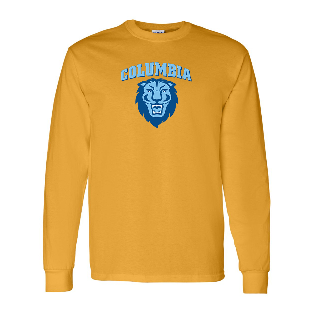 Men's Columbia Lions Gildan Heavy Cotton Long Sleeve T-Shirt