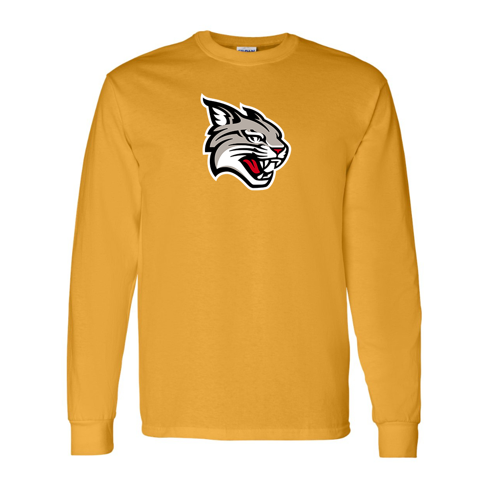 Men's Davidson Wildcats Gildan Heavy Cotton Long Sleeve T-Shirt