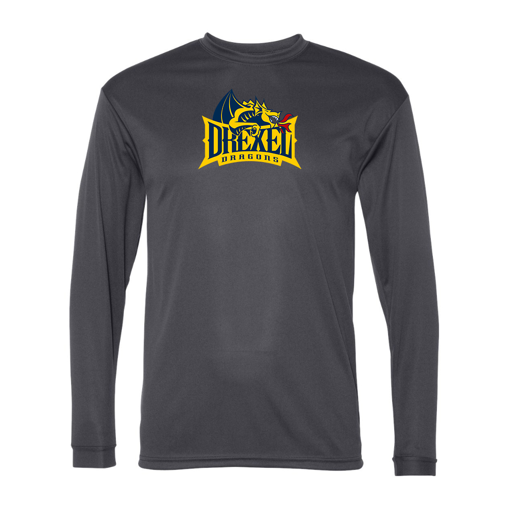 Men's Drexel Dragons Performance Long Sleeve T-Shirt