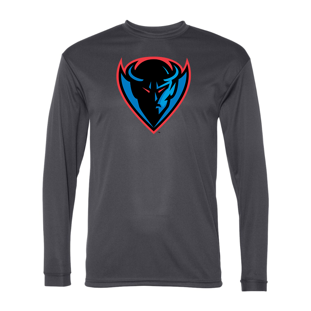 Men's DePaul Blue Demons Performance Long Sleeve T-Shirt
