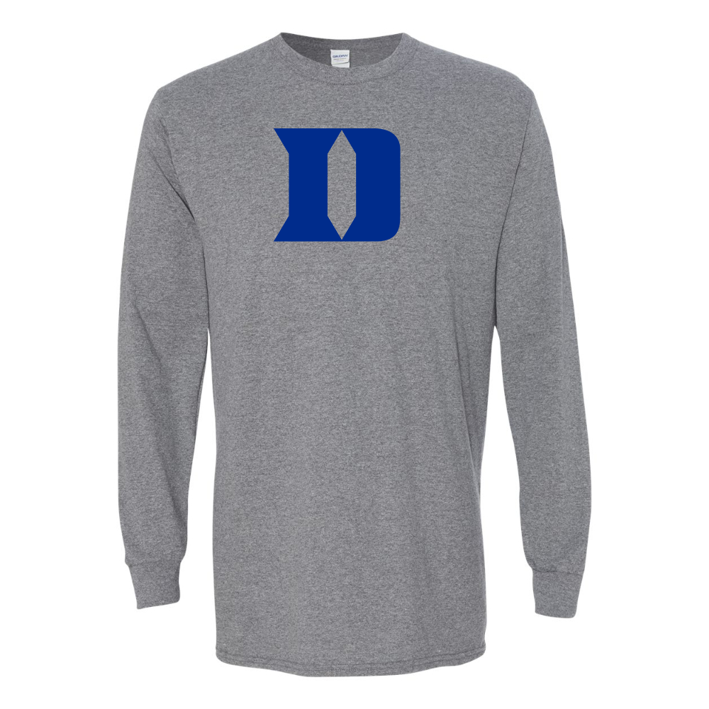 Men's Duke Blue Devils Gildan Heavy Cotton Long Sleeve T-Shirt