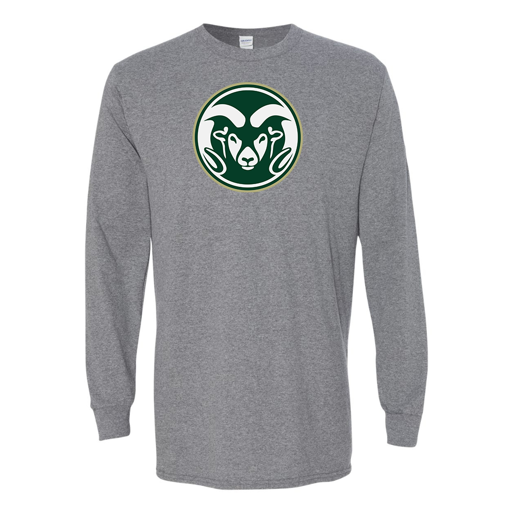 Men's Colorado State Rams Gildan Heavy Cotton Long Sleeve T-Shirt