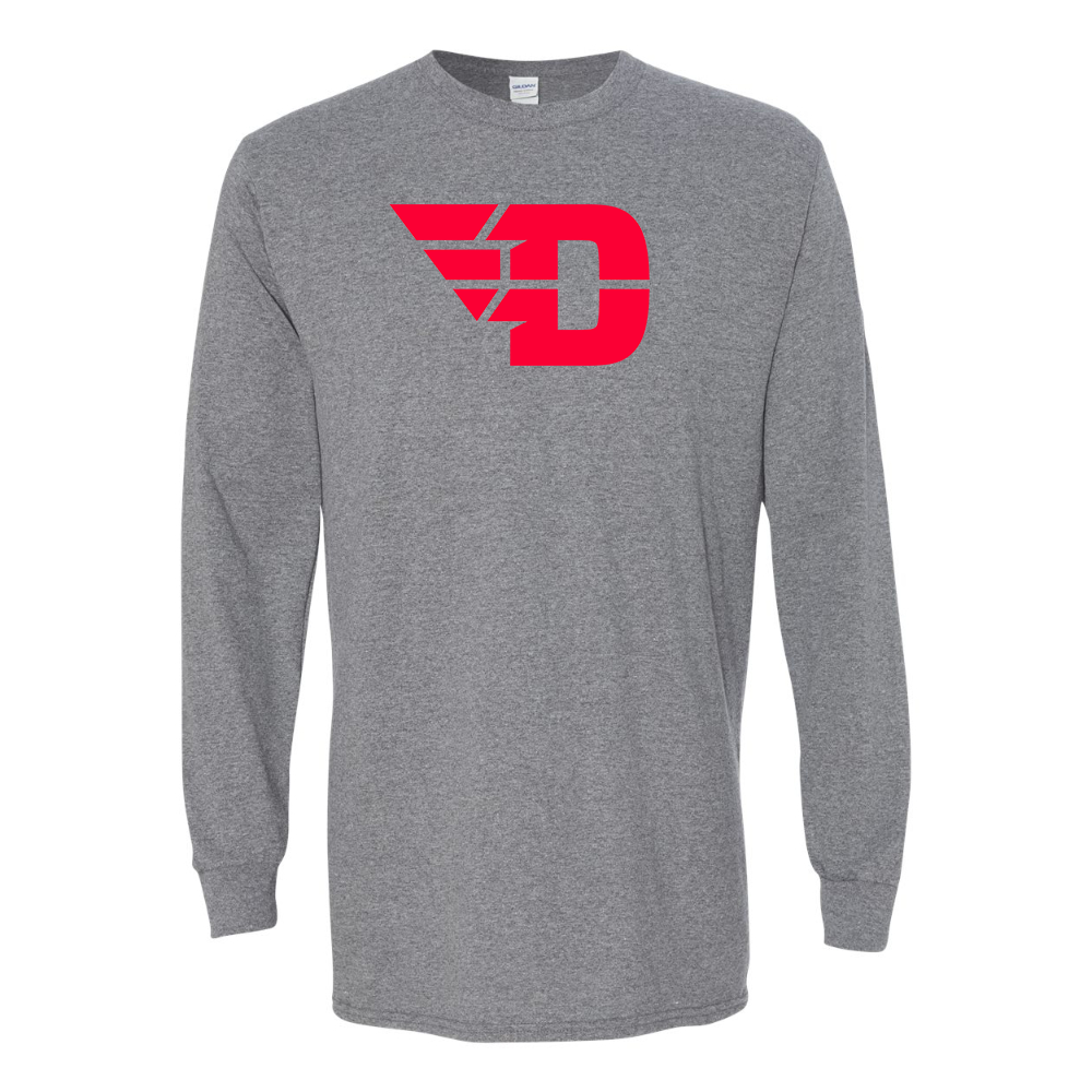 Men's Dayton Flyers Gildan Heavy Cotton Long Sleeve T-Shirt