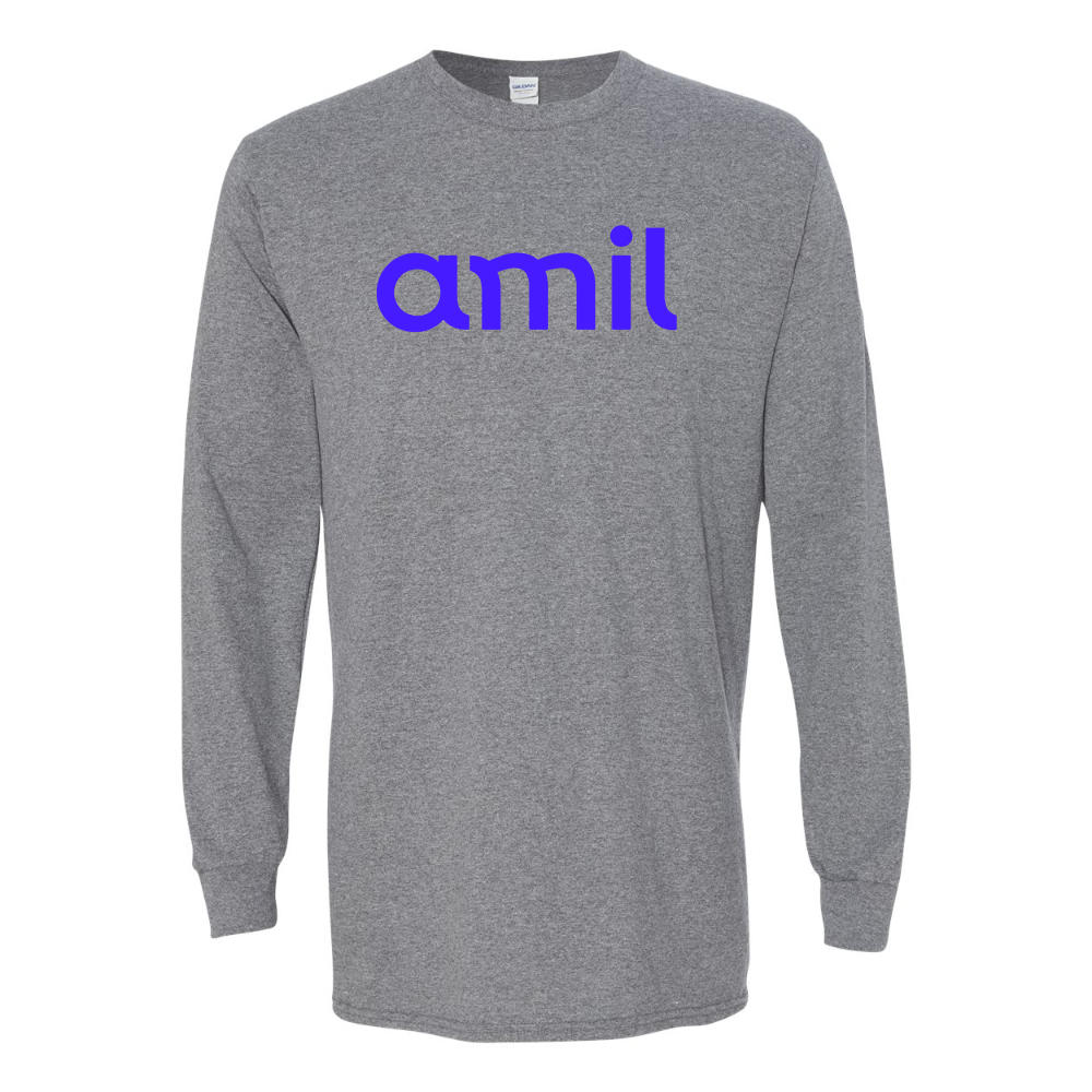 Men's Amil Gildan Heavy Cotton Long Sleeve T-Shirt