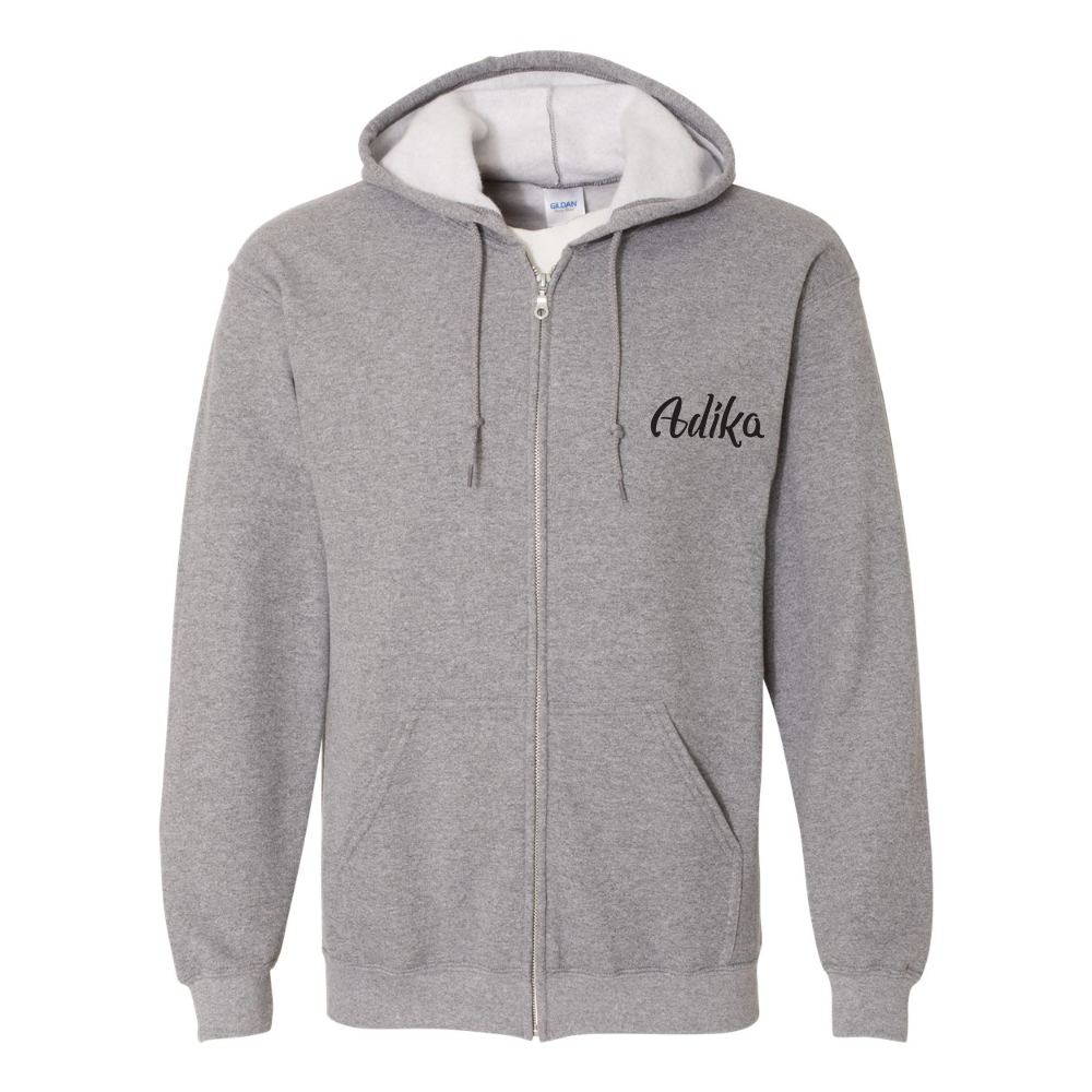 Men's Adika Gildan Heavy Blend Full Zip Hooded Sweatshirt