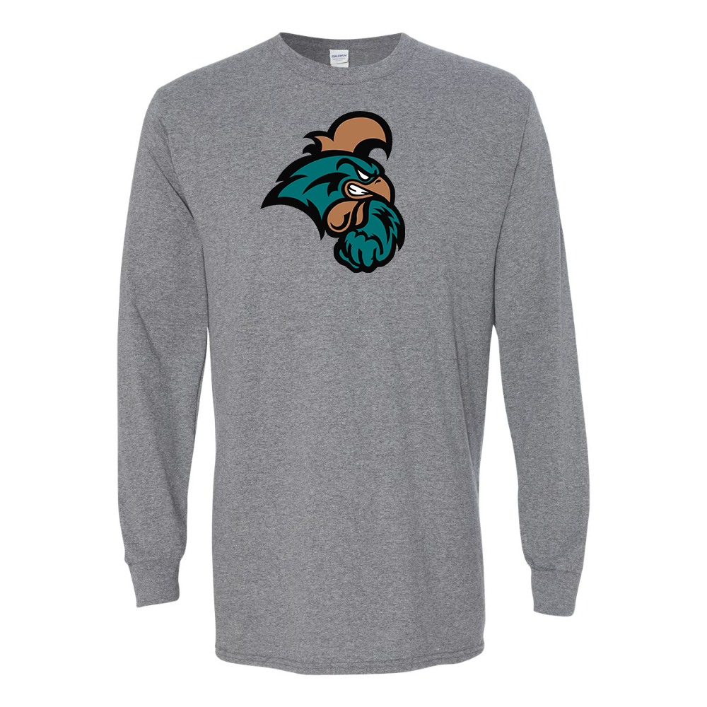 Men's Coastal Carolina Chanticleers Gildan Heavy Cotton Long Sleeve T-Shirt