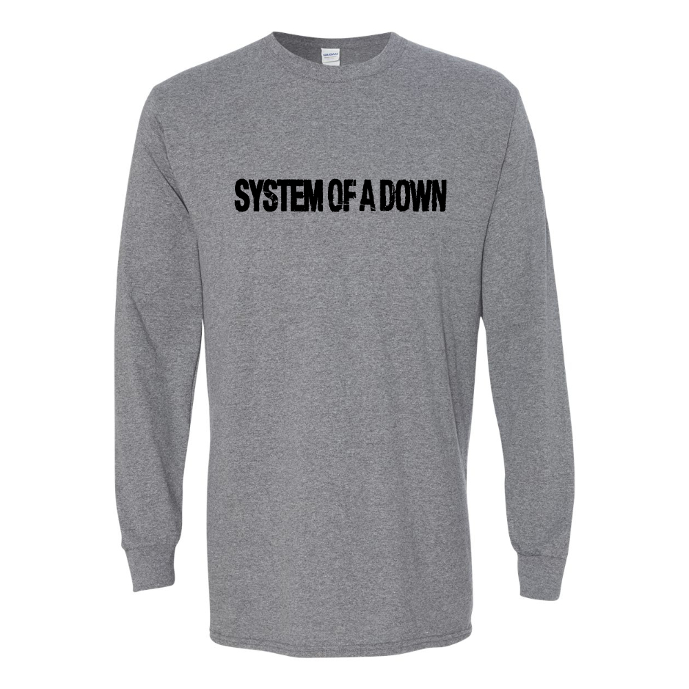 Men's System Of A Down Gildan Heavy Cotton Long Sleeve T-Shirt