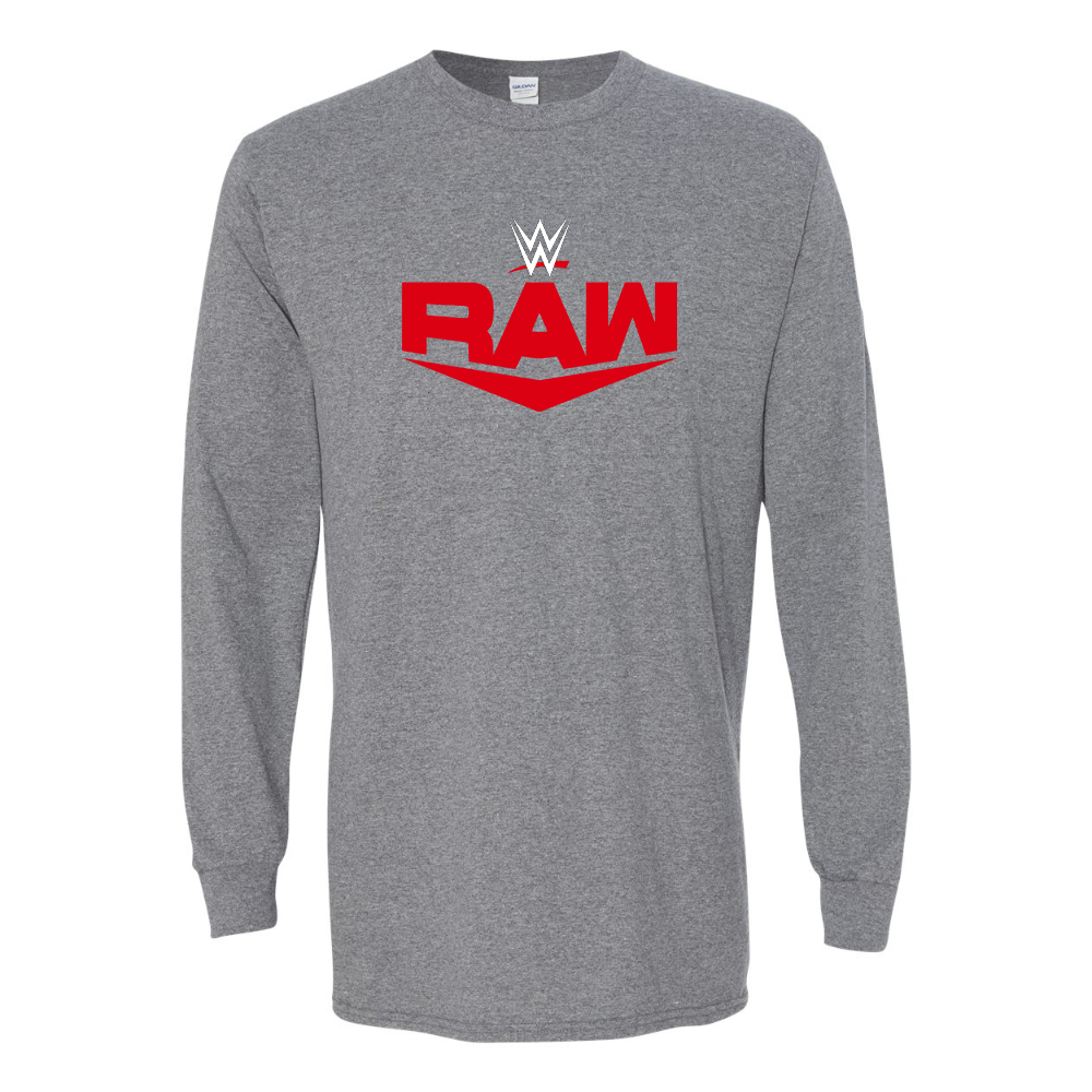 Men's WWE Raw Gildan Heavy Cotton Long Sleeve T-Shirt