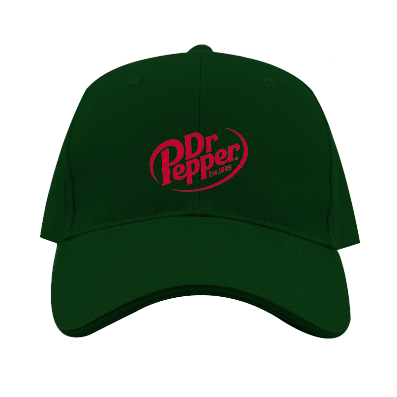 Dr Pepper Logo Dad Baseball Cap Hat