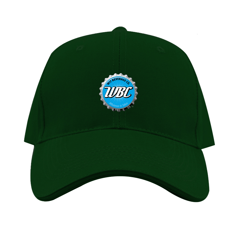 Wit Beverage Company Logo Dad Baseball Cap Hat
