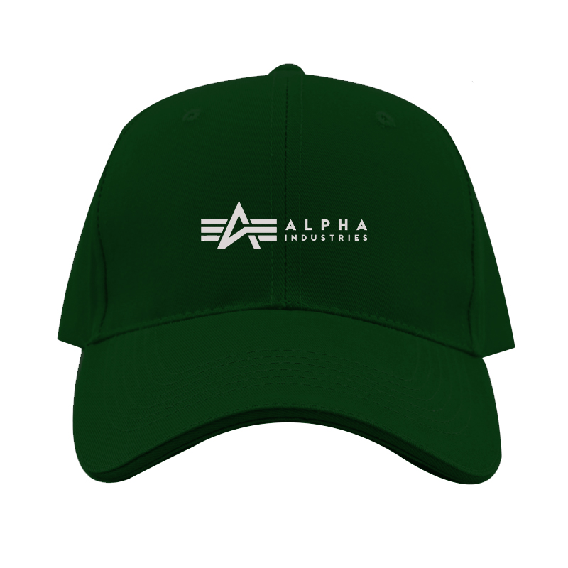 Alpha Industries Logo Dad Baseball Cap Hat