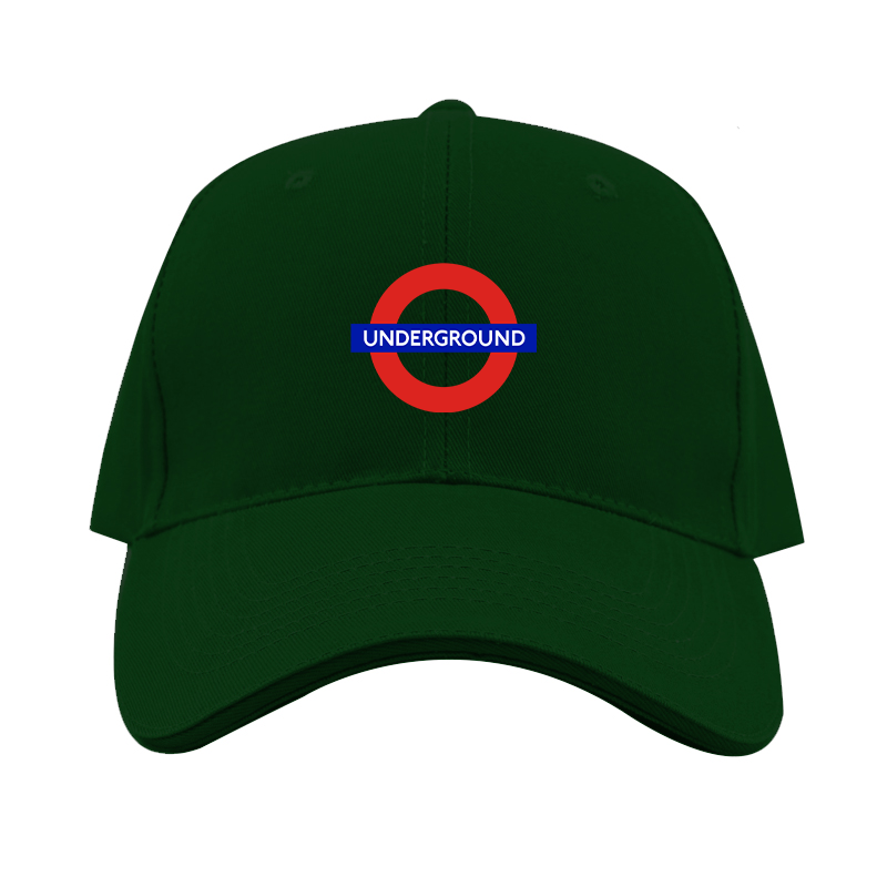 London Tube Logo Dad Baseball Cap Hat