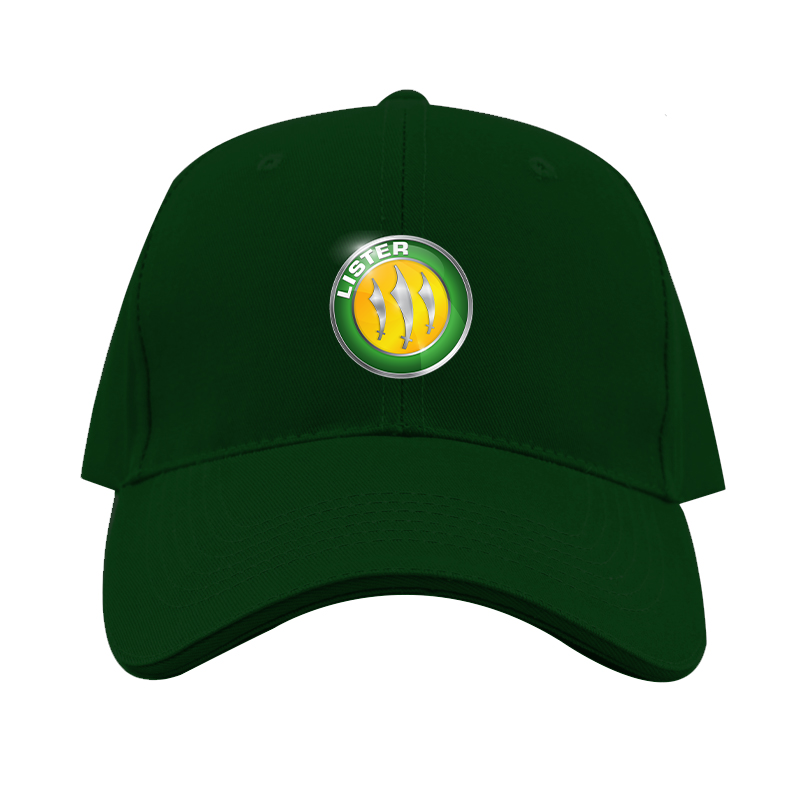 Lister Motor Company Logo Dad Baseball Cap Hat