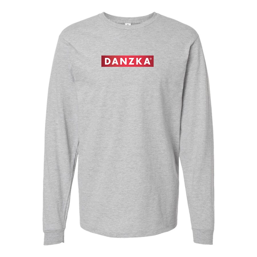 Men's Danzka Logo Cotton Long Sleeve T-Shirt