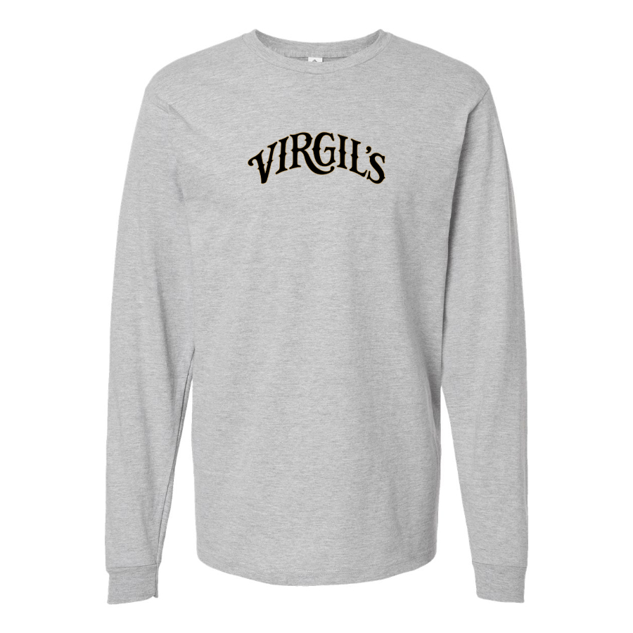 Men's Virgils Logo Cotton Long Sleeve T-Shirt