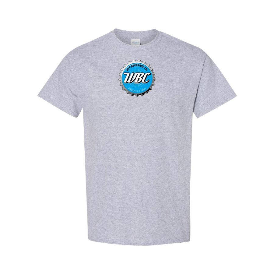 Men's Wit Beverage Company Logo Cotton T-Shirt