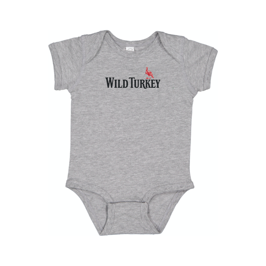 Wild Turkey Logo Baby Onesie Romper