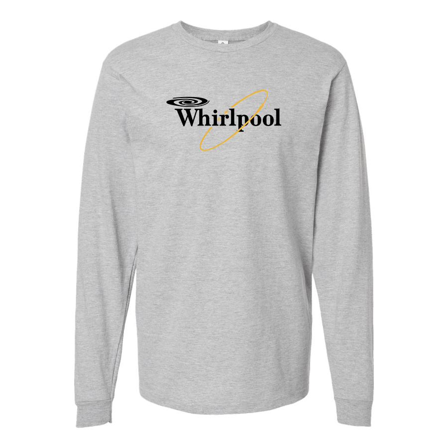 Men's Whirlpool Logo Cotton Long Sleeve T-Shirt