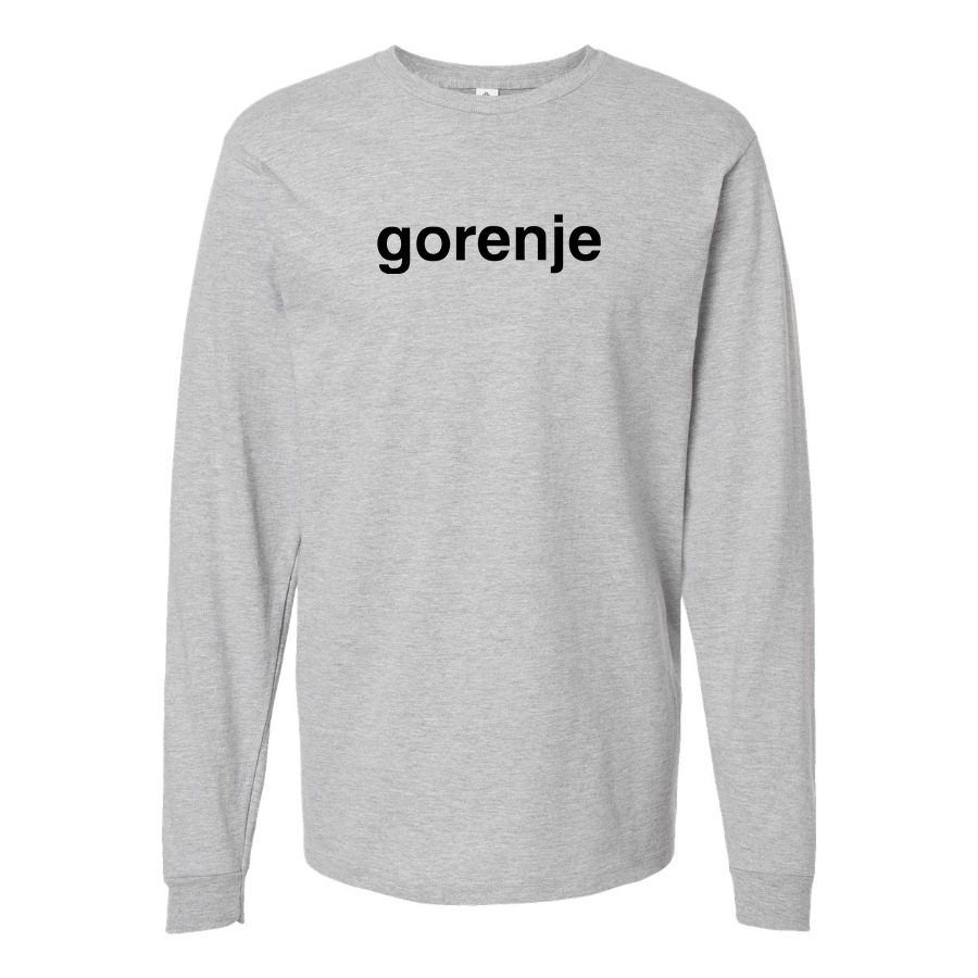 Men's Gorenje Logo Cotton Long Sleeve T-Shirt