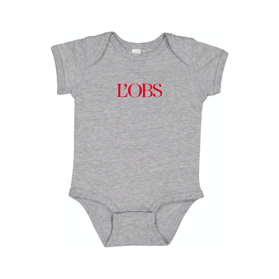 L'OBS Logo Baby Onesie Romper