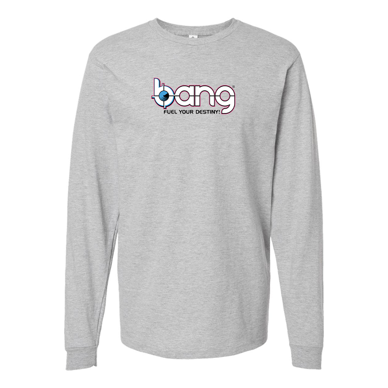 Men's Bang Energy Logo Cotton Long Sleeve T-Shirt
