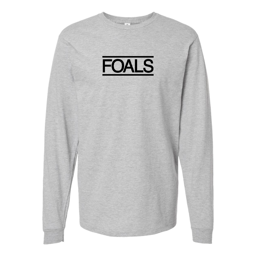 Men's Foals Logo Cotton Long Sleeve T-Shirt