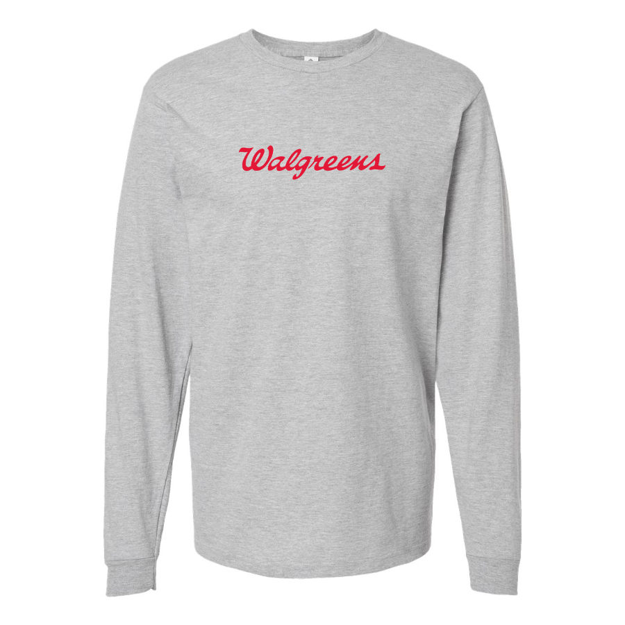 Men's Walgreens Logo Cotton Long Sleeve T-Shirt