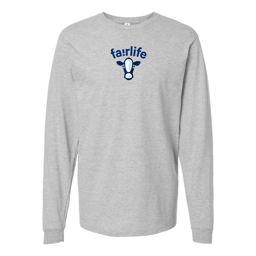 Men's Fairlife Logo Cotton Long Sleeve T-Shirt