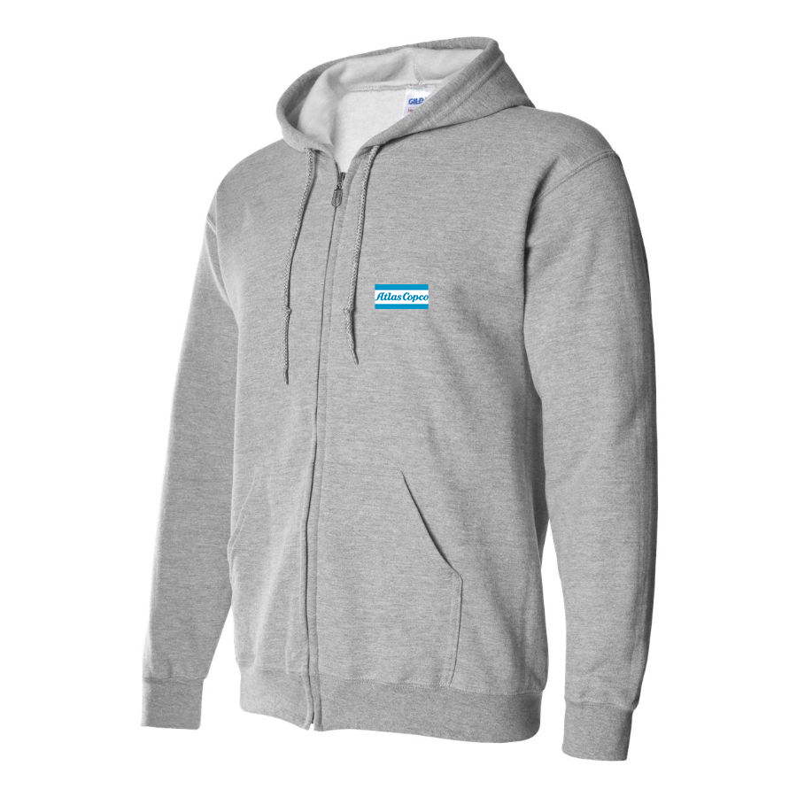 Men's Atlas Copco Logo Zipper Hoodie
